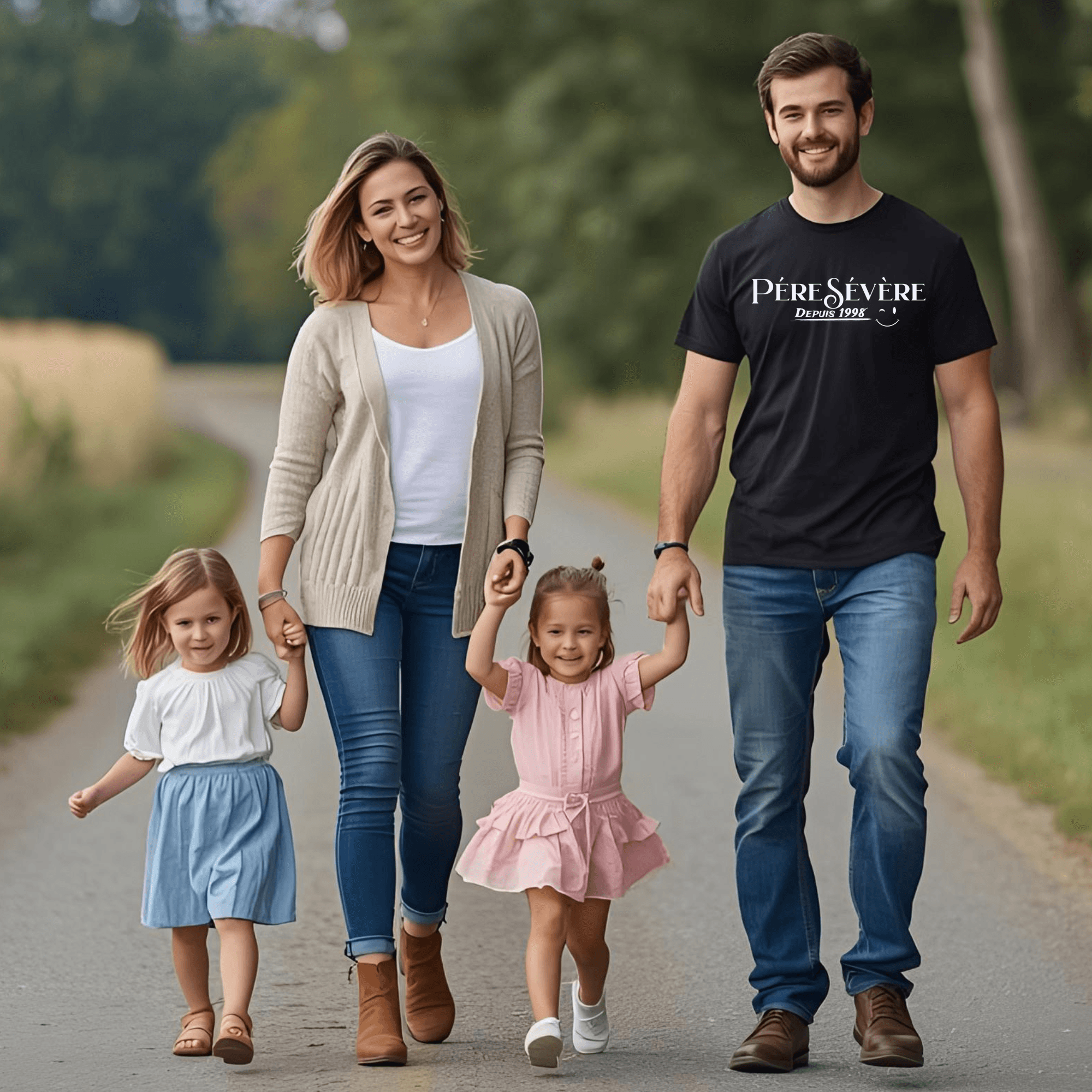 T-shirt PéréSevere avec Date Personnalisée - Le Cadeau Parfait pour Papa – Image 4