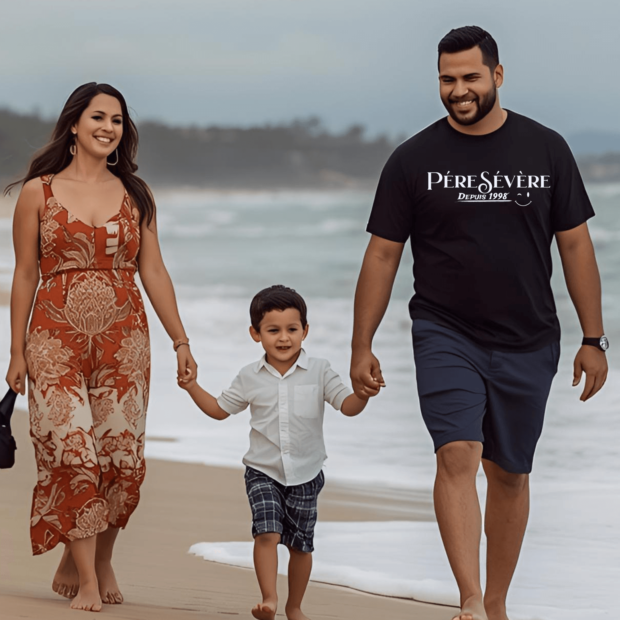 T-shirt PéréSevere avec Date Personnalisée - Le Cadeau Parfait pour Papa – Image 2